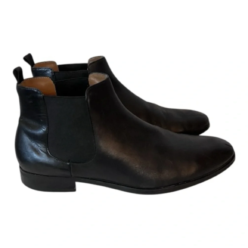 New Republic Black Leather Men's Chelsea Boots